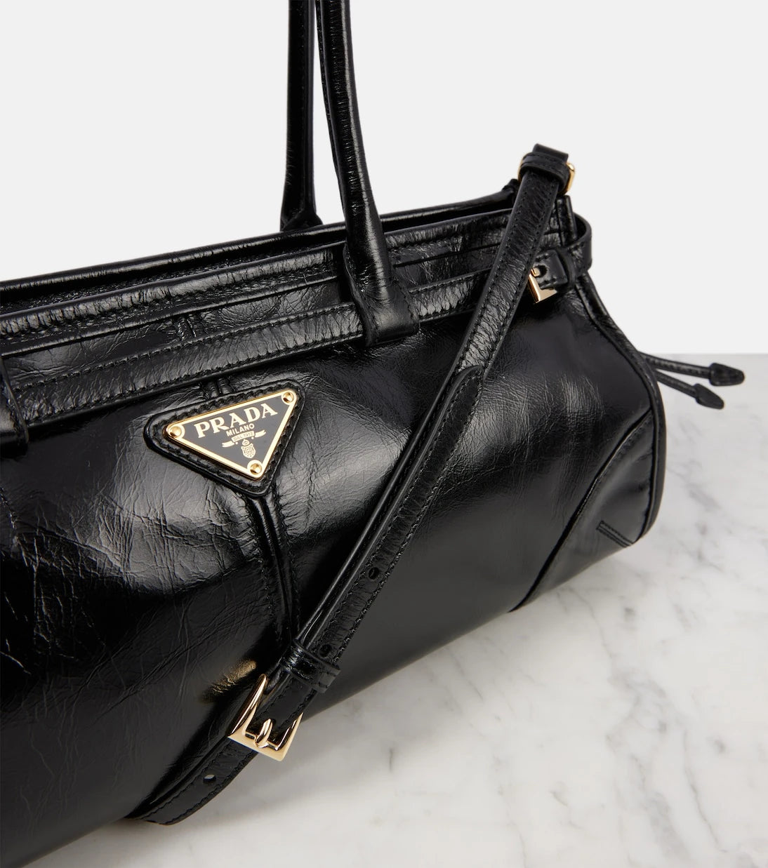 Prada - Prada Bonnie Medium leather shoulder bag