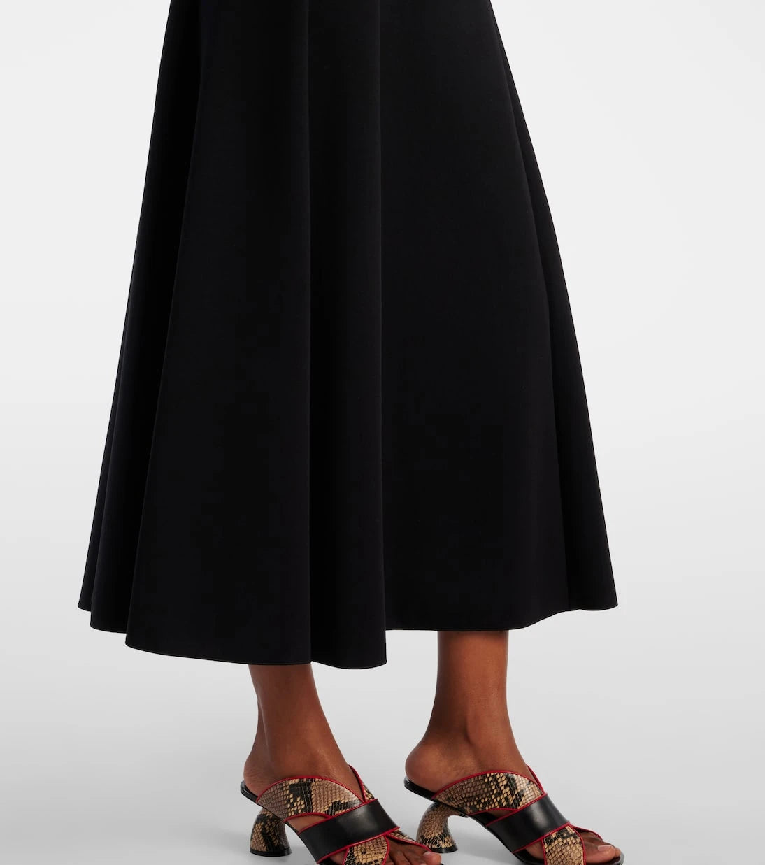 'S Max Mara - Platani pleated cotton-blend midi dress