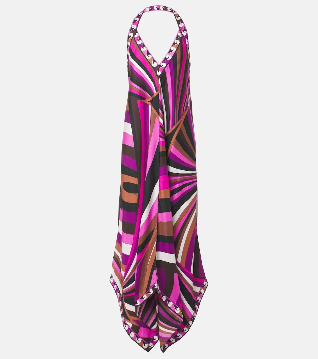 Pucci - Iride silk twill maxi dress