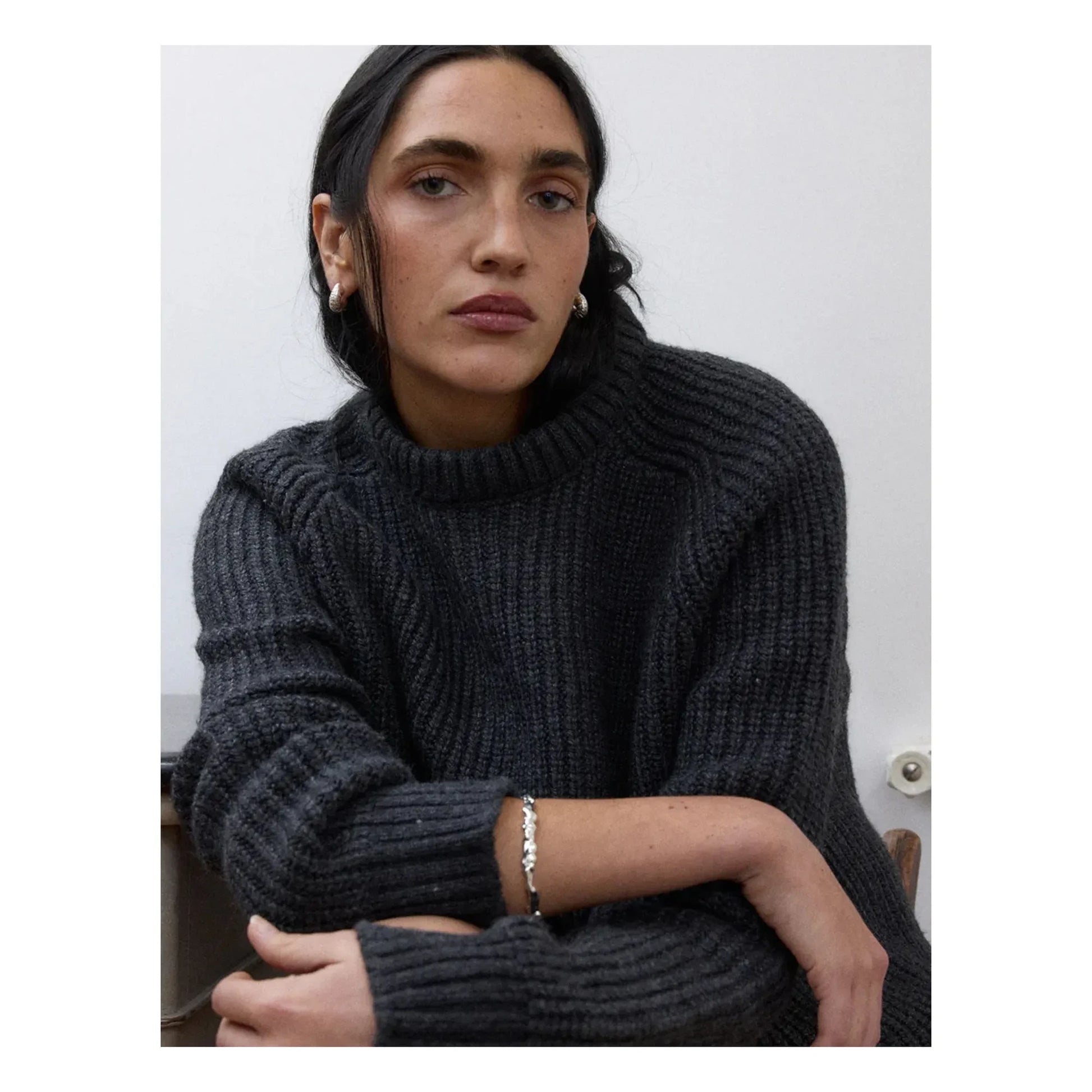 Louise Damas - Créoles La Craquelée | Silver