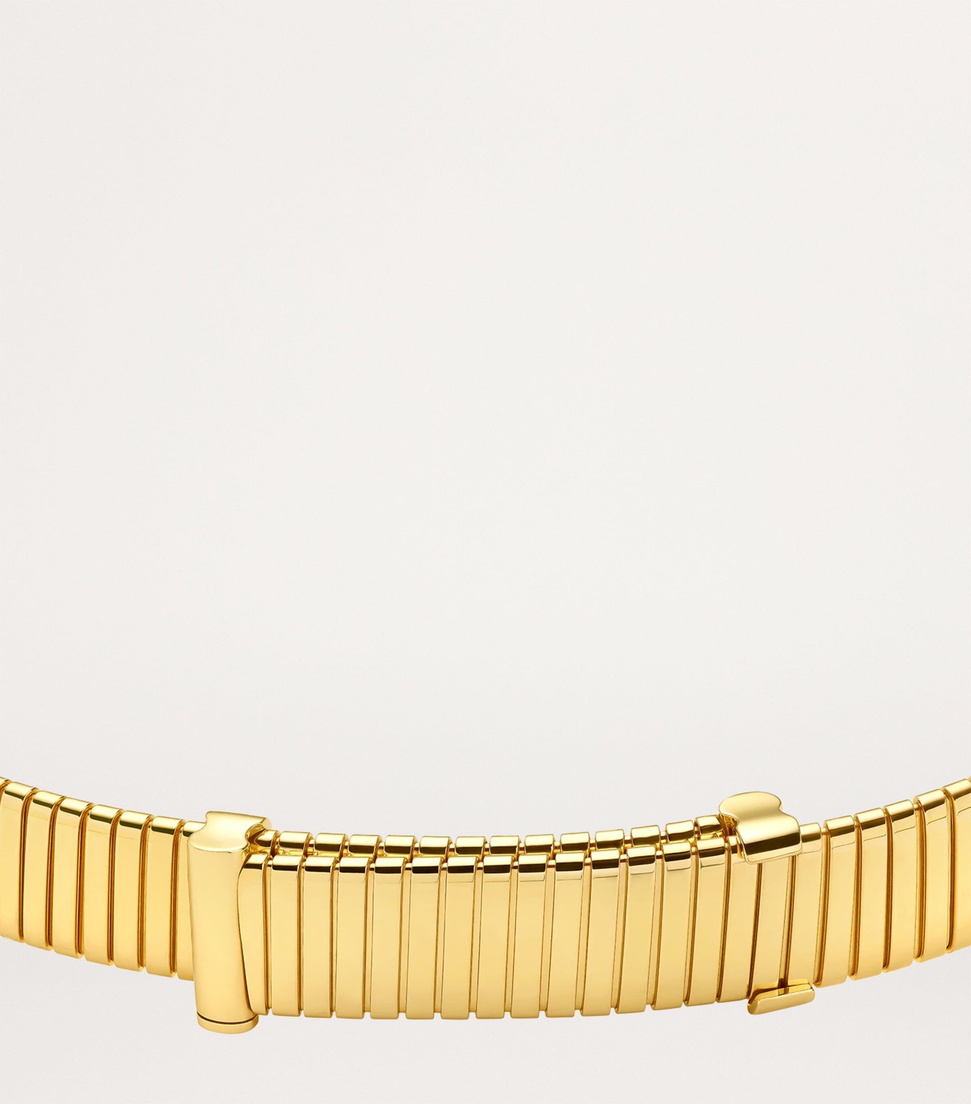 Yellow Gold and Diamond Tubogas Necklace