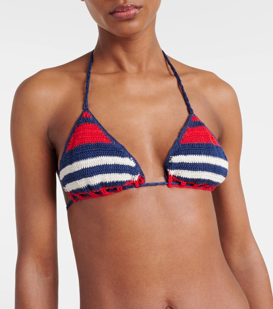 Anna Kosturova - Gabrielle crochet cotton bikini top