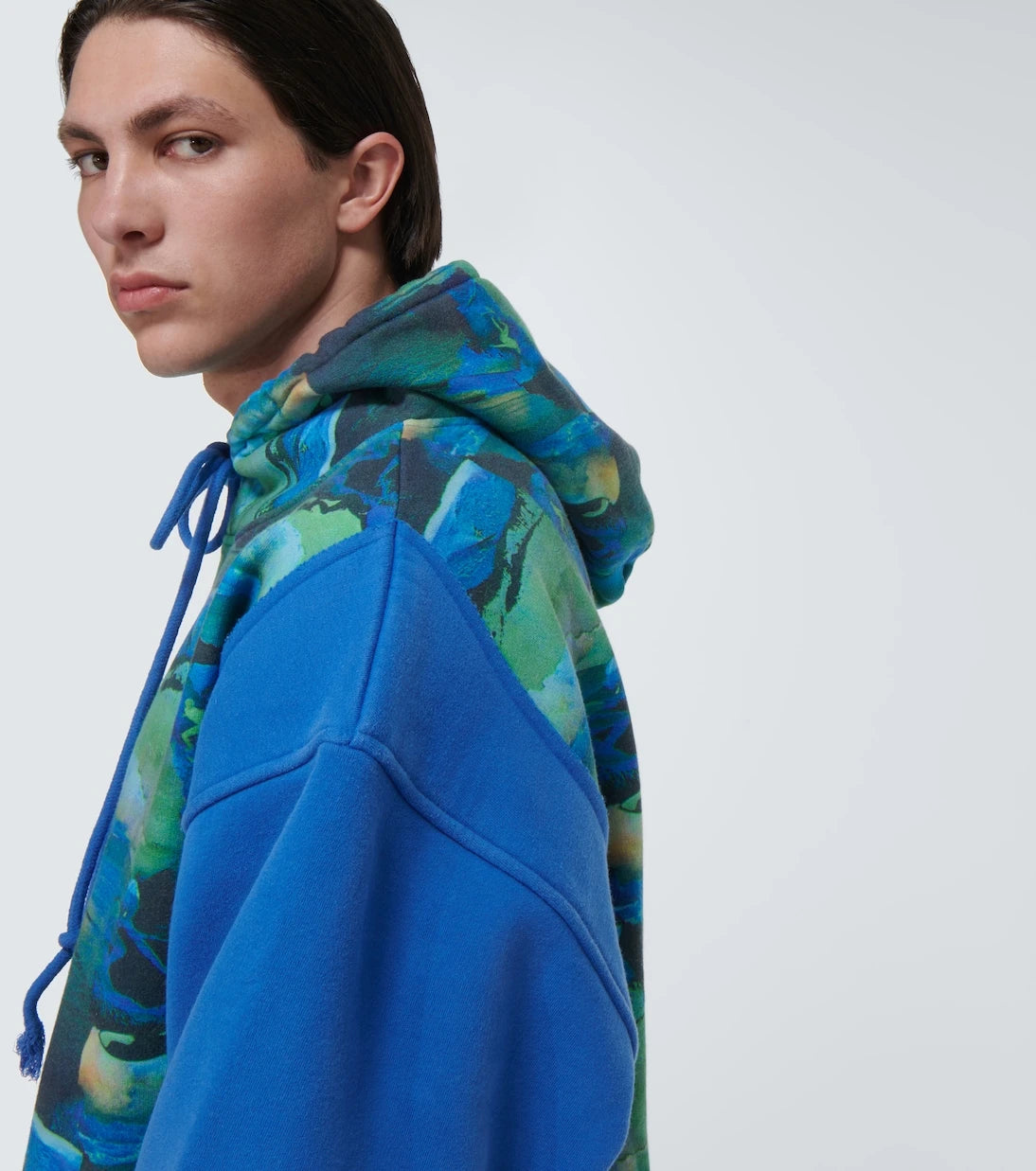 ERL - Printed cotton-blend hoodie