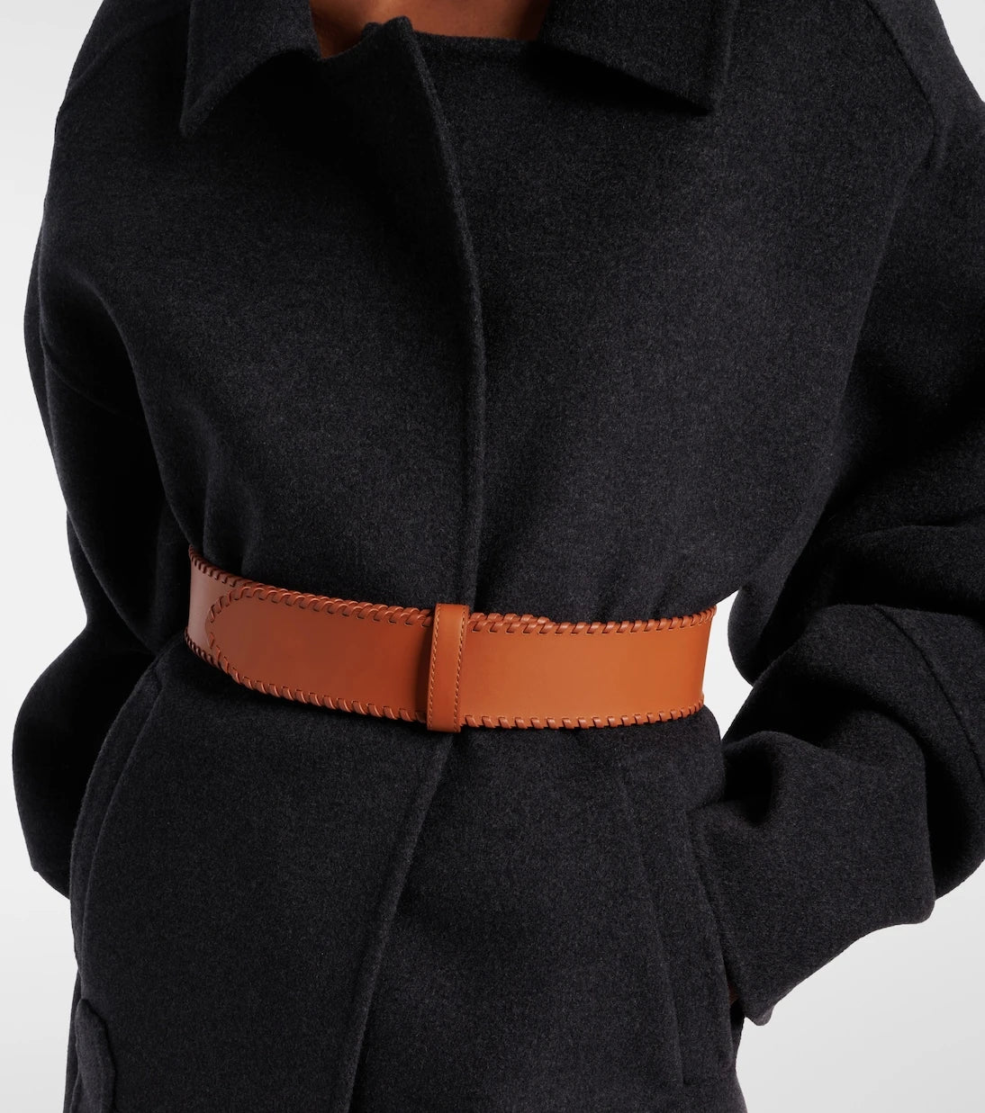 Khaite - Theo leather belt