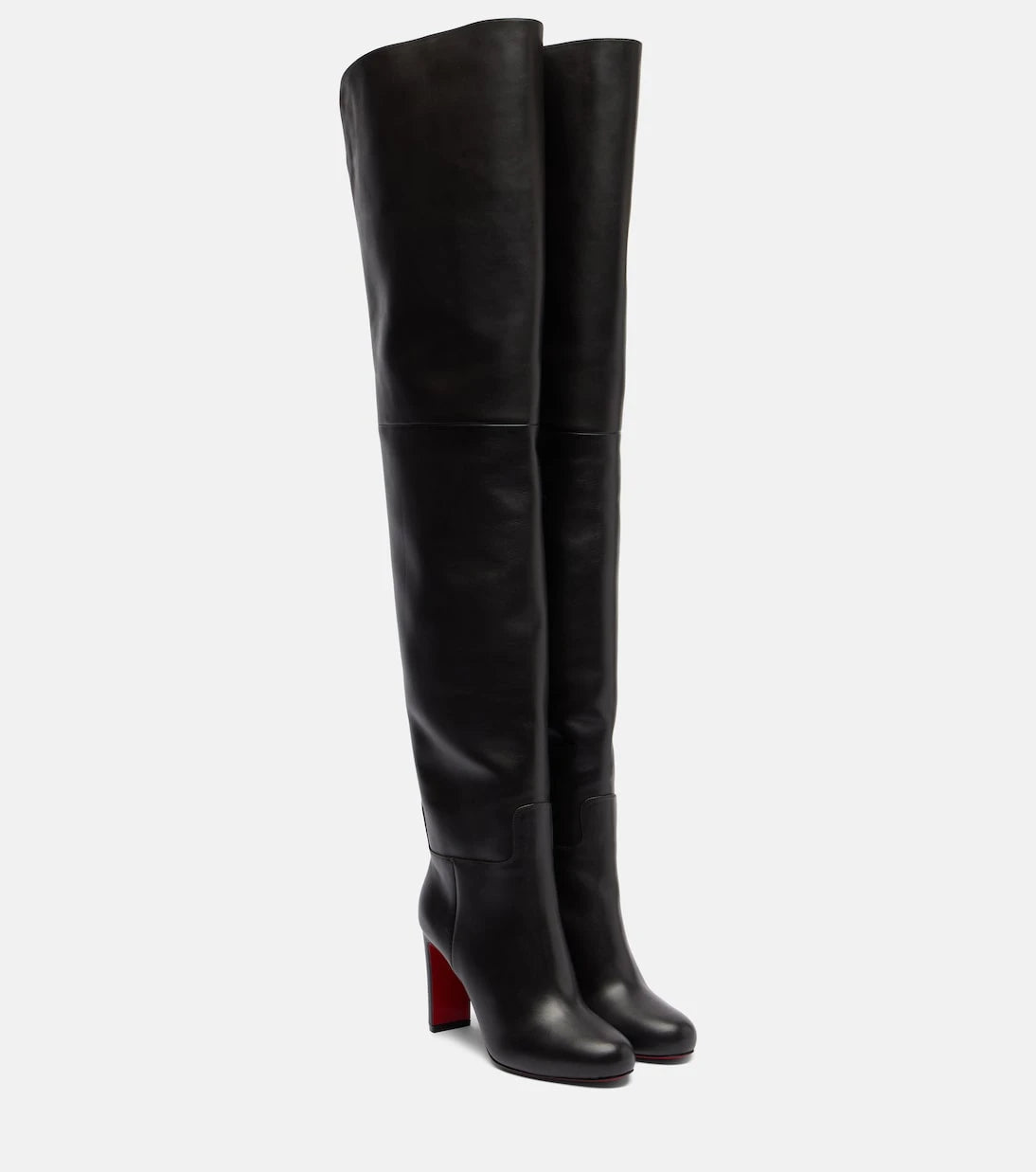 Christian Louboutin - Loo 85 leather over-the-knee boots