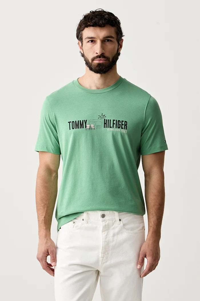 Tommy Hilfiger erkek pamuklu tişört