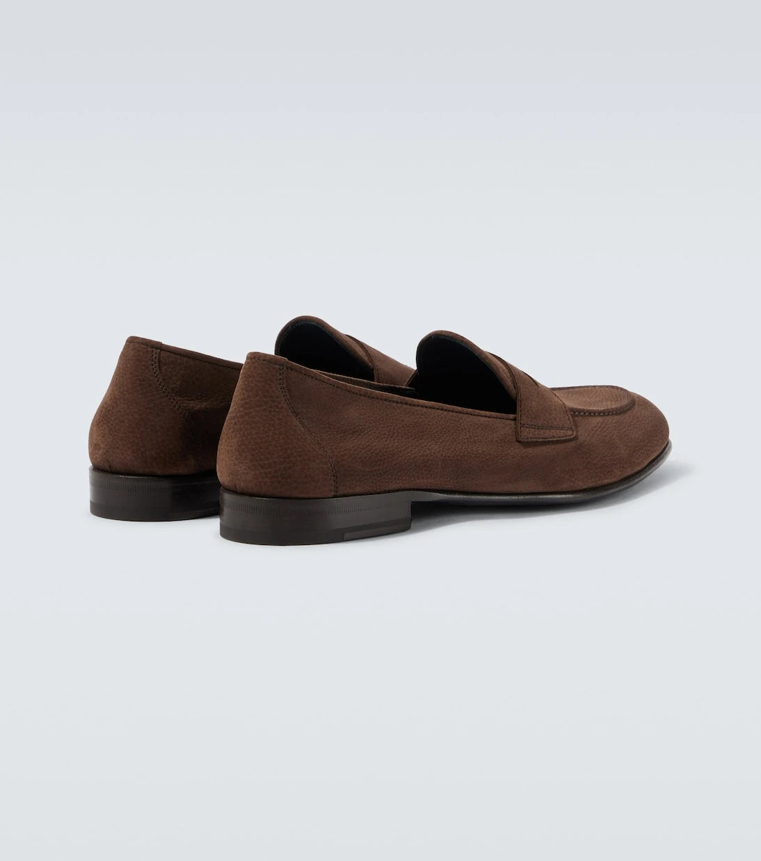 Brioni - حذاء لوفر Appia الجلدي بقصّة البيني