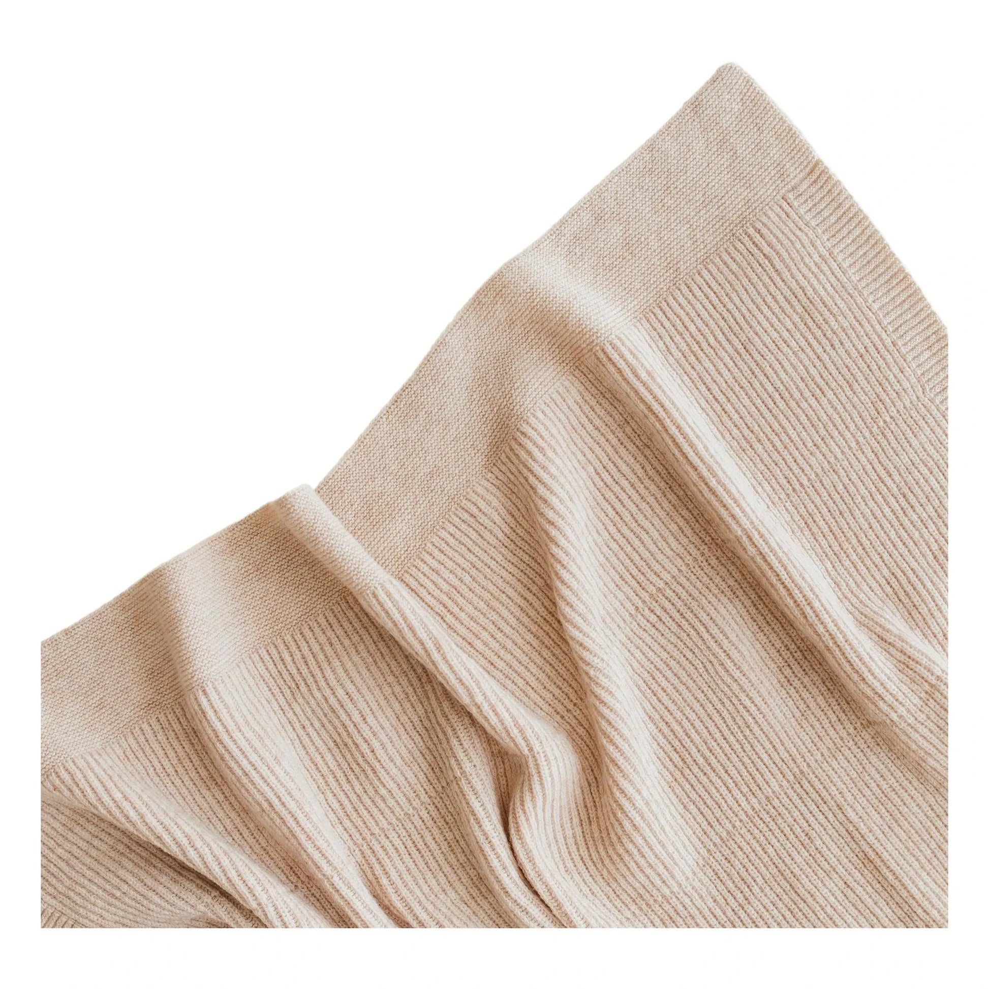 Hvid - Gaston blanket Merino wool | Heather beige