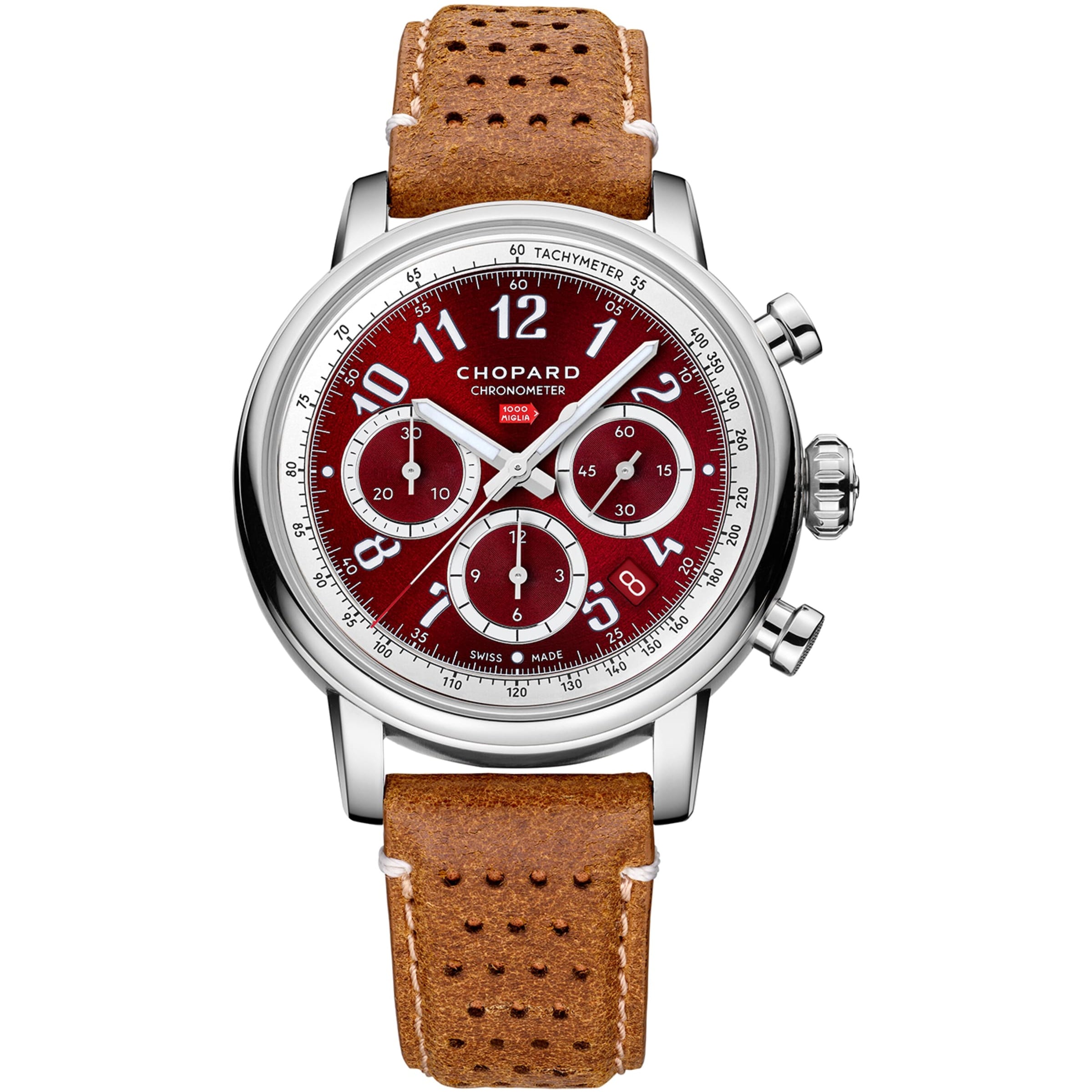Lucent Steel Mille Miglia Chronograph Watch 40.5mm