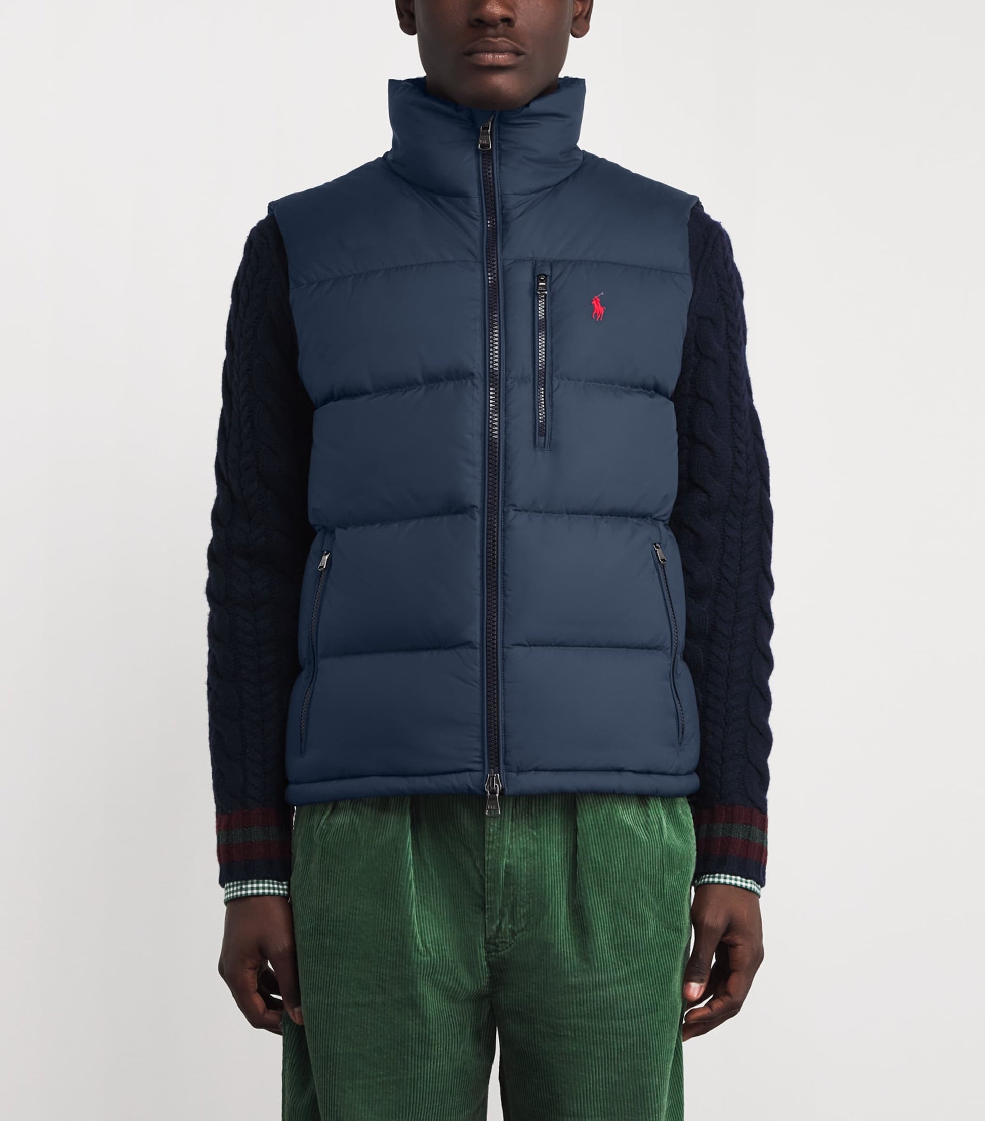 Polo Ralph Lauren Navy Water-Resistant Down Gorham Gilet