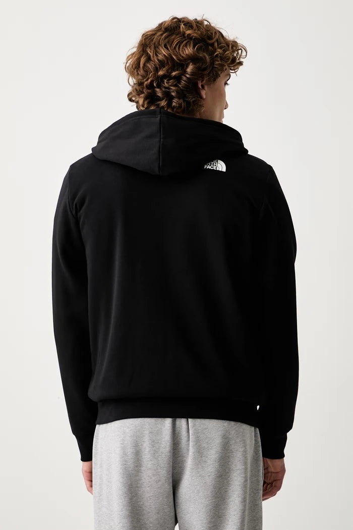 Kapüşonlu, fermuarlı erkek pamuklu The North Face Box Regular sweatshirt