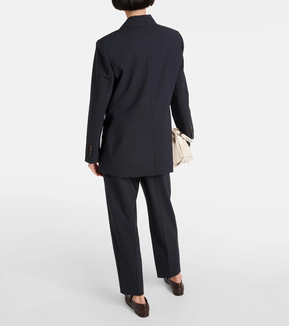 Brunello Cucinelli - Double-breasted wool-blend blazer