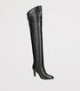 Chloé Black Leather Eve Over-The-Knee Boots 85