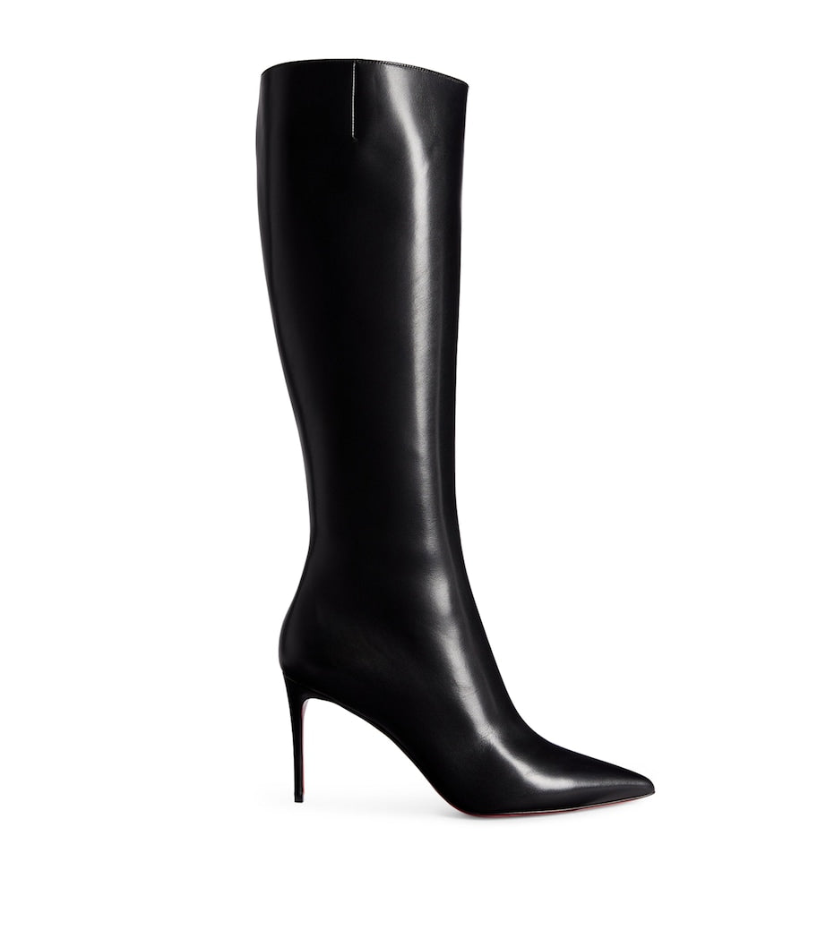 Christian Louboutin Black Kate Botta Nappa Leather Boots 85