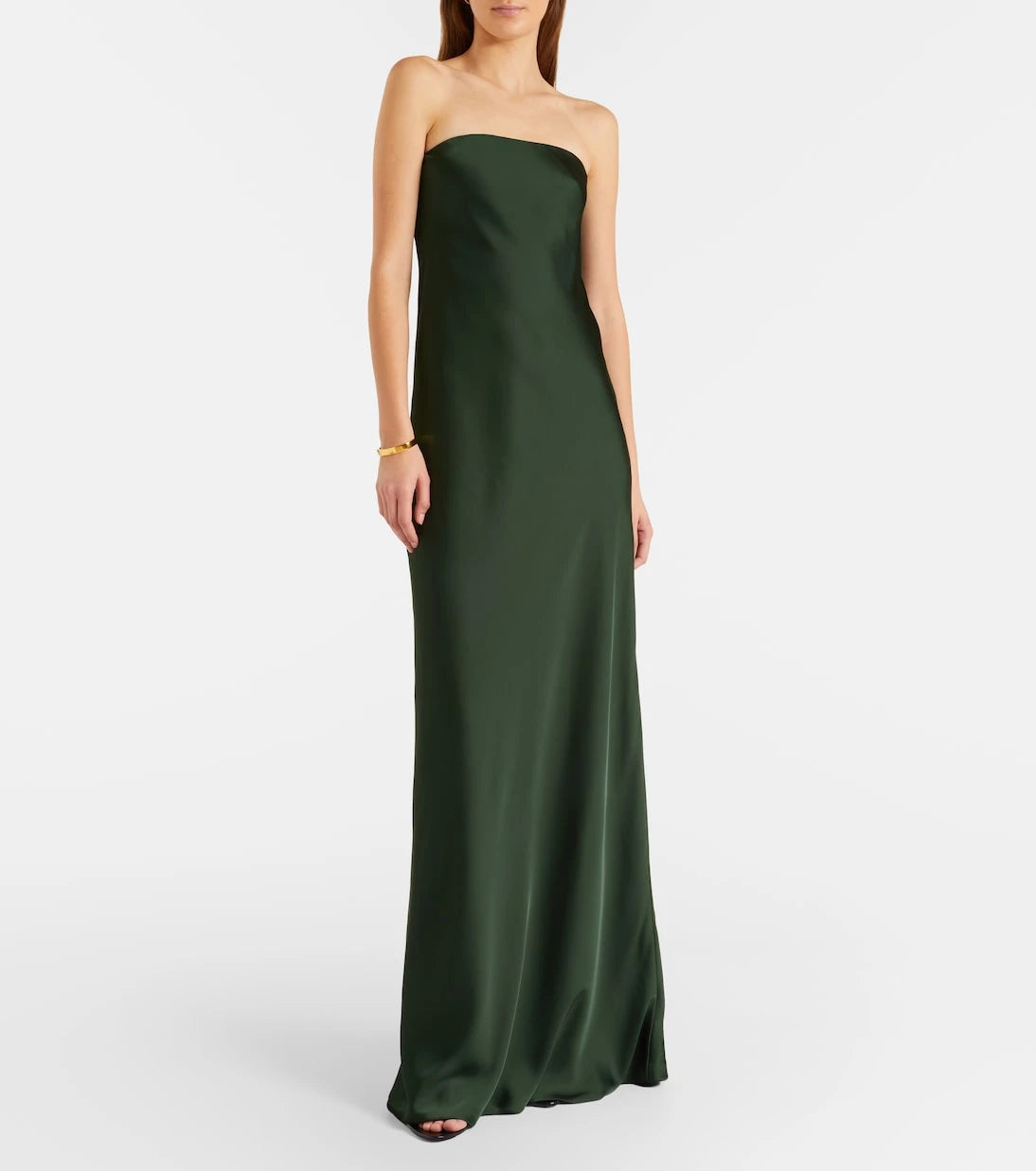 Norma Kamali - Strapless satin gown