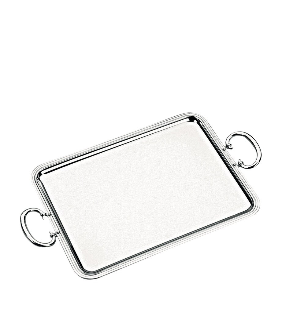 Christofle Silver-Plated Albi Handled Tray (53cm x 42cm)