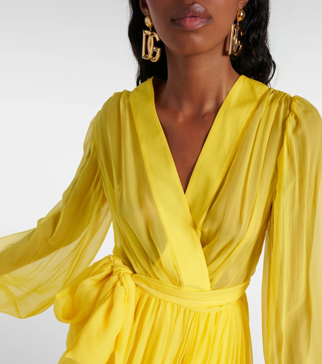 Dolce&Gabbana - Silk chiffon midi dress