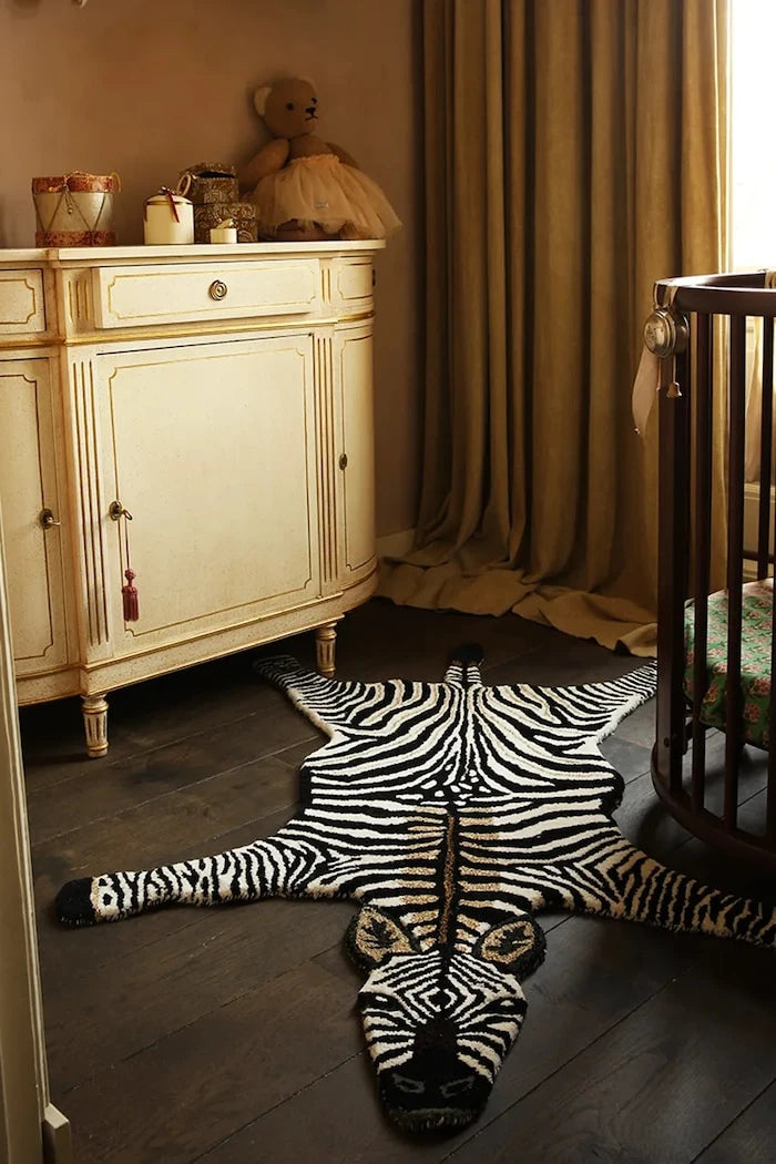 Вълнен килим Doing Goods Stripey Zebra L/152 x 109 cm