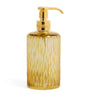 Crystal Amber Soap Dispenser