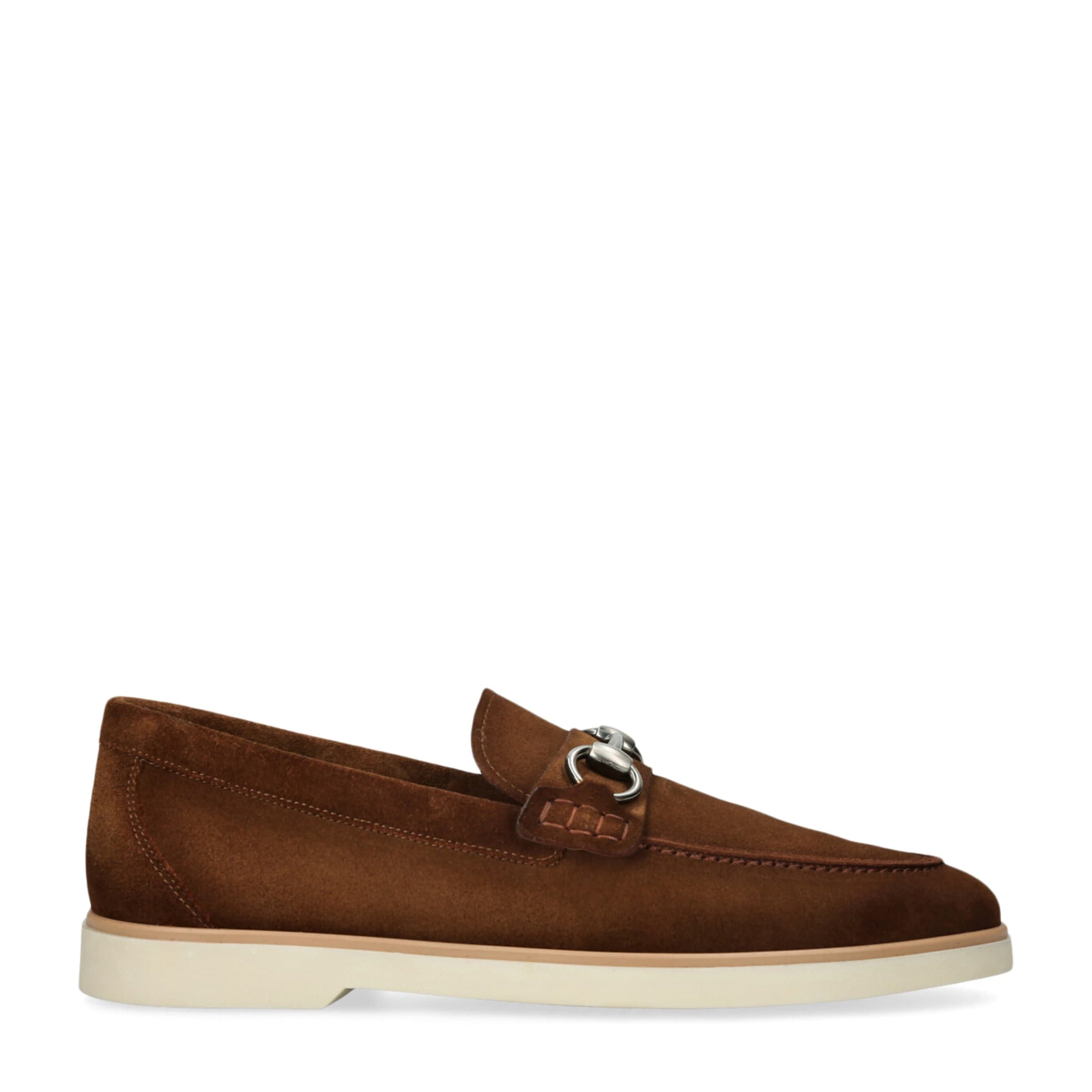 Suede Horsebit Loafers
