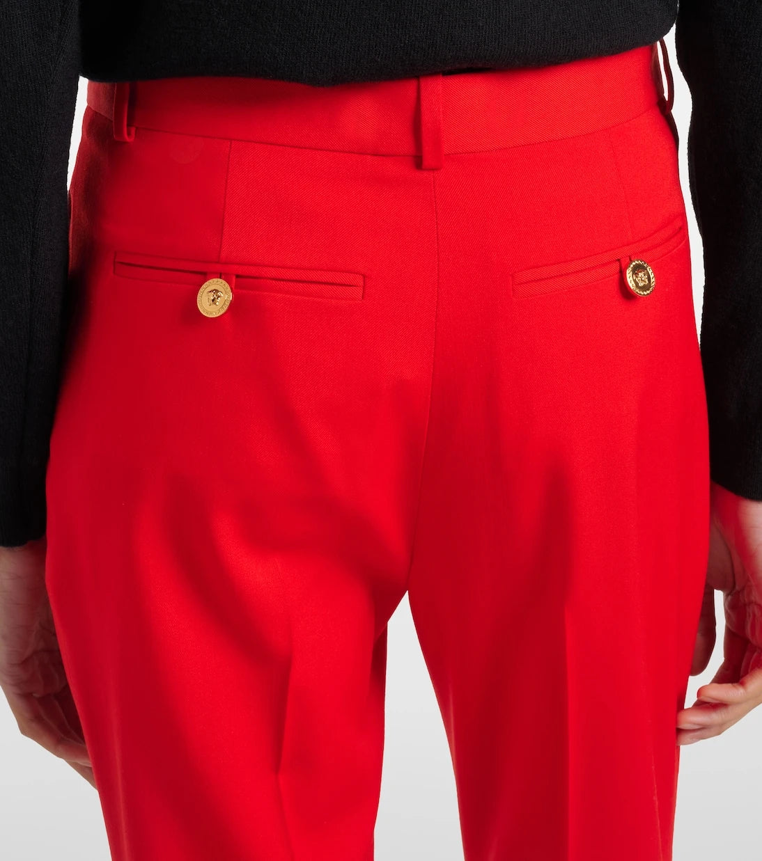 Versace - Medusa '95 wool flared pants