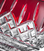 Crystal Lismore Red Rose Bowl (20cm)