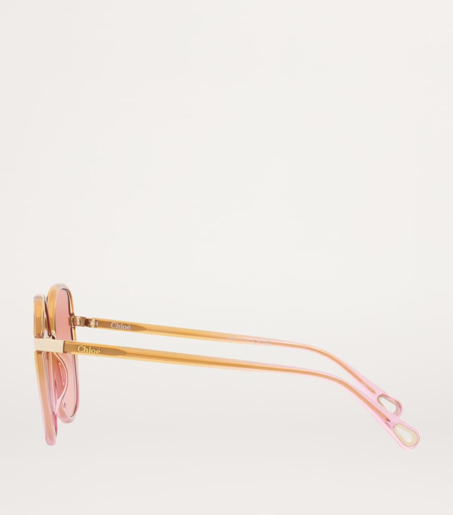 Yellow Oversized Square Sunglasses