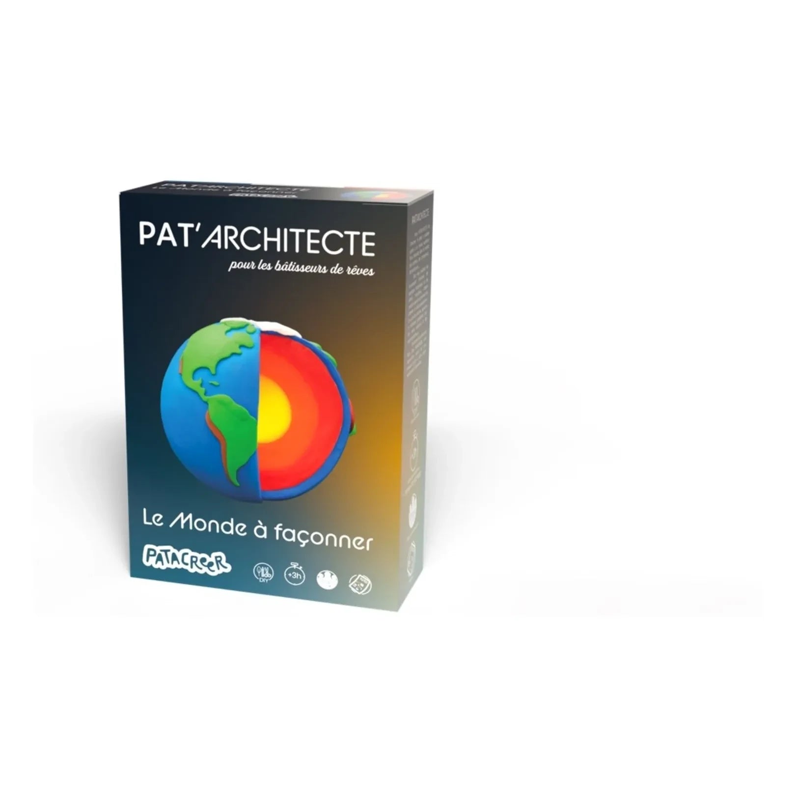 Patacréer - Mon Monde à Façonner self-hardening modeling clay kit
