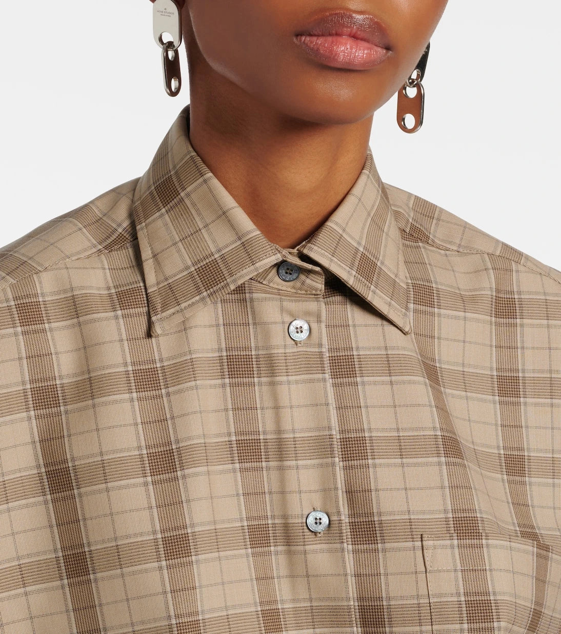 Acne Studios - Checked wool shirt