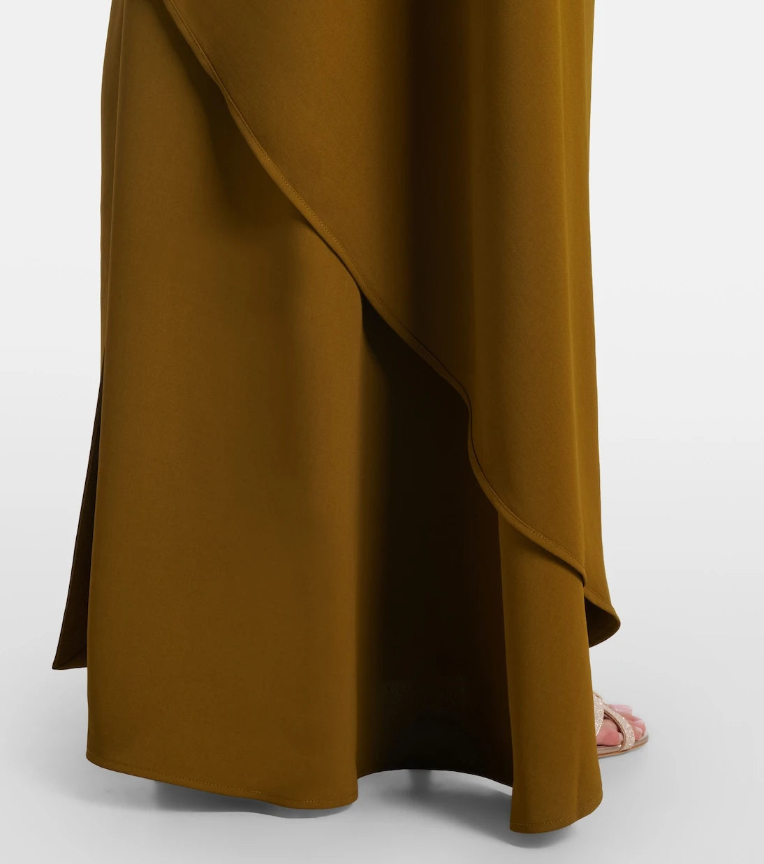 Rachel Gilbert - Dion caped draped gown