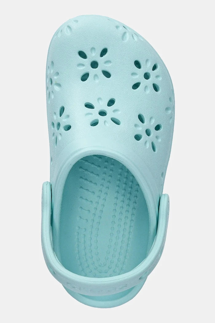 Crocs CLASSIC FLORAL CUT OUT CLOG KIDS