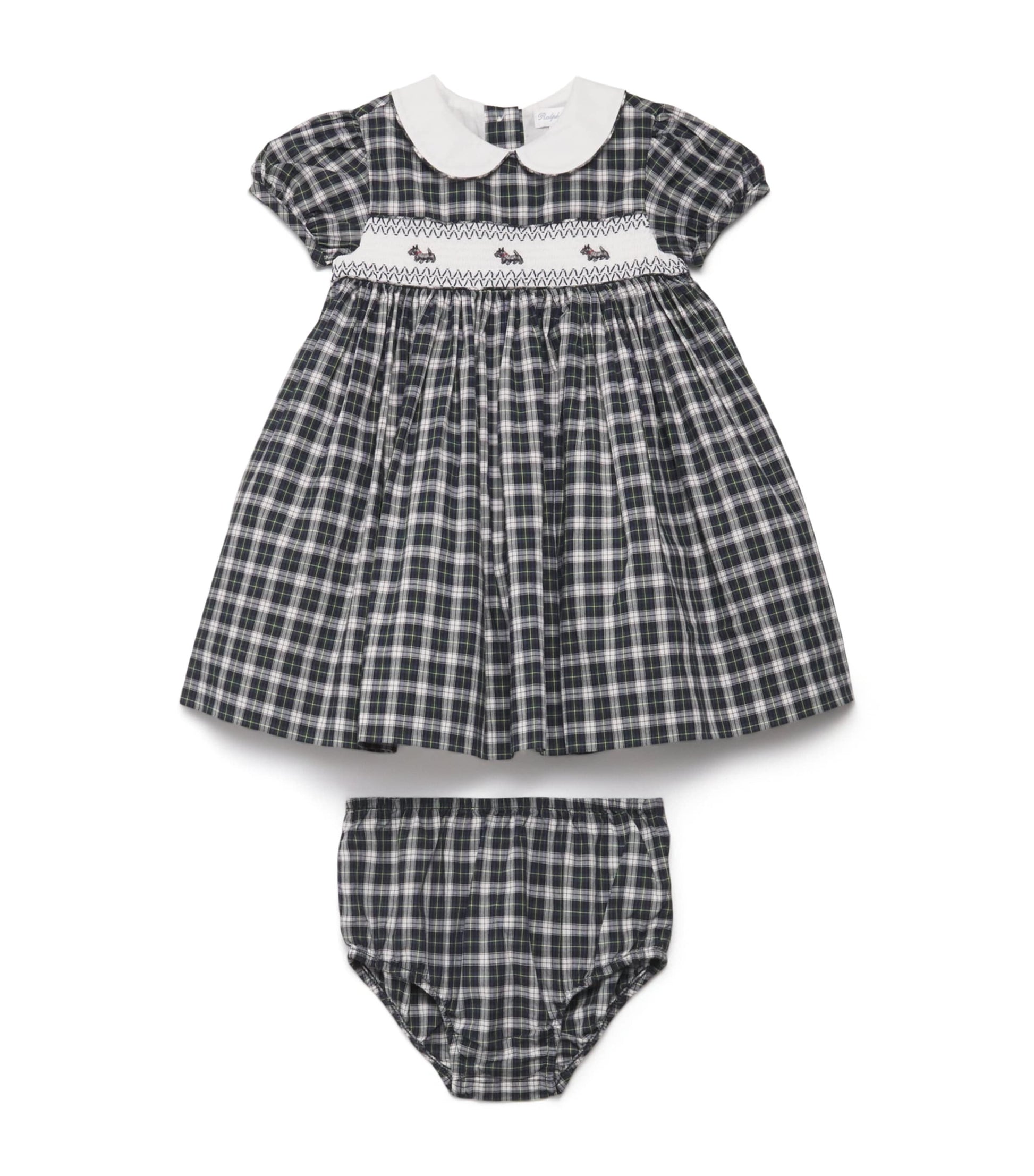 Ralph Lauren Kids Cotton Check Dress and Bloomers Set (3-24 Months)