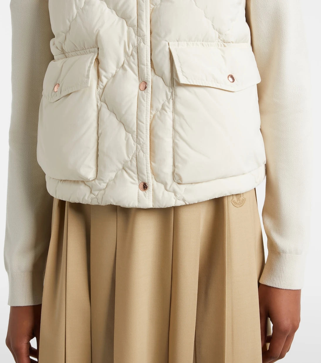 Moncler - Down-paneled cardigan