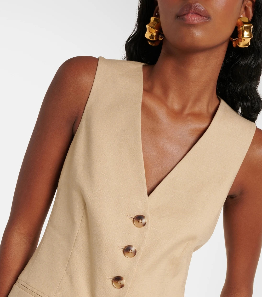Veronica Beard - Liff linen-blend vest