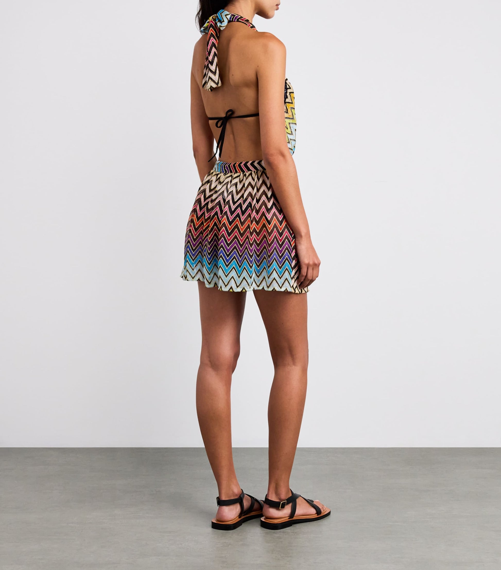Missoni Multi Zigzag Halterneck Playsuit