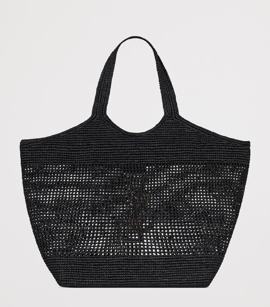 Saint Laurent Black Maxi Icare Tote Bag