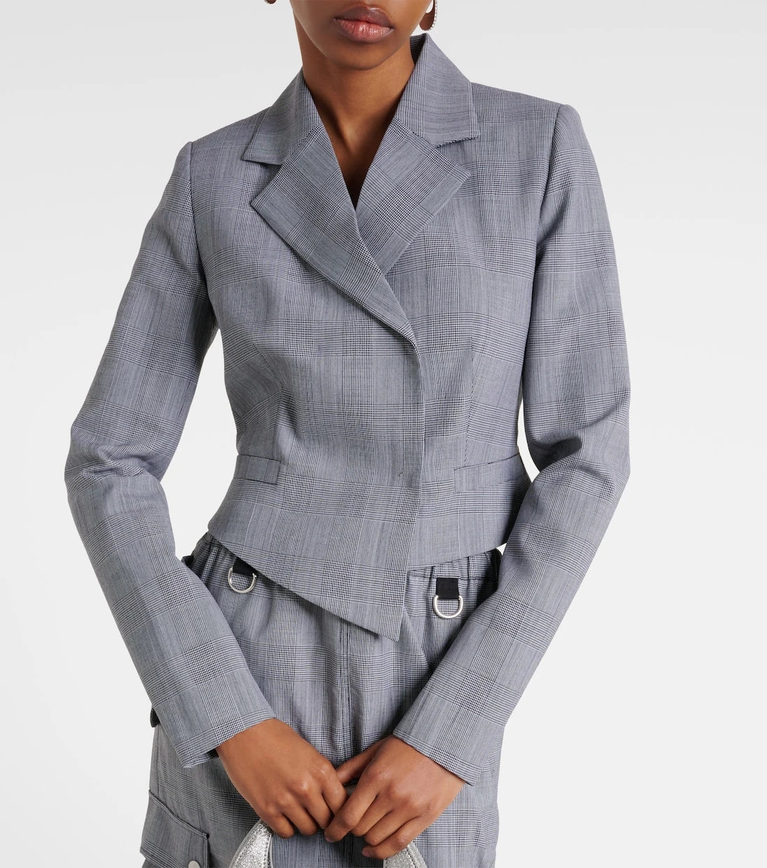 Coperni - Prince of Wales virgin wool blazer