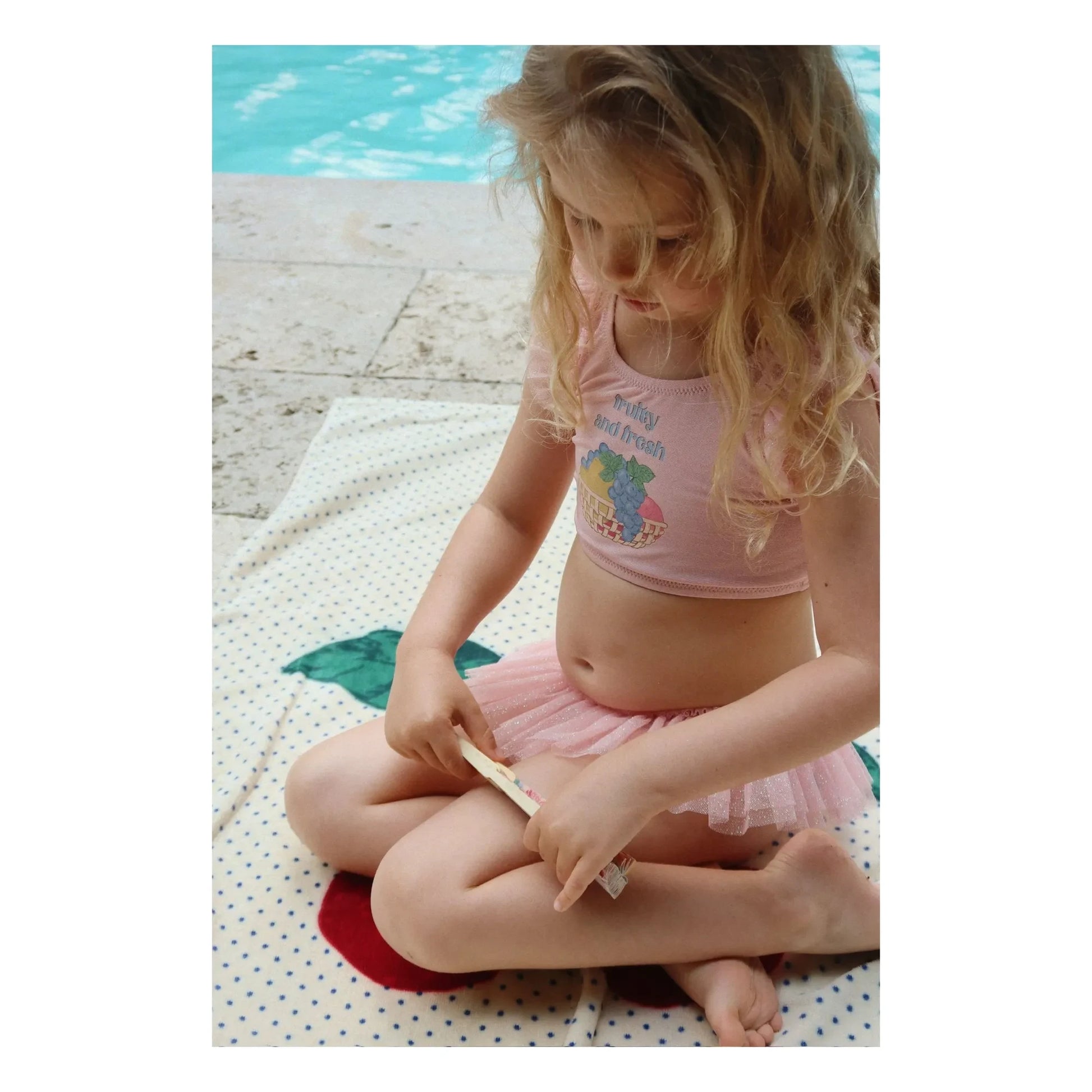 Konges Sløjd - Cherry beach towel | Beige