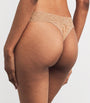 Beige Original Lace Thong