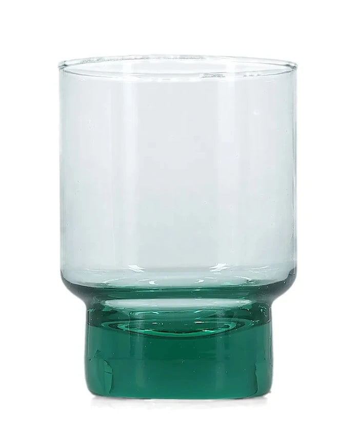 BonBistro комплект стъклени чаши от цветно стъкло 370 ml