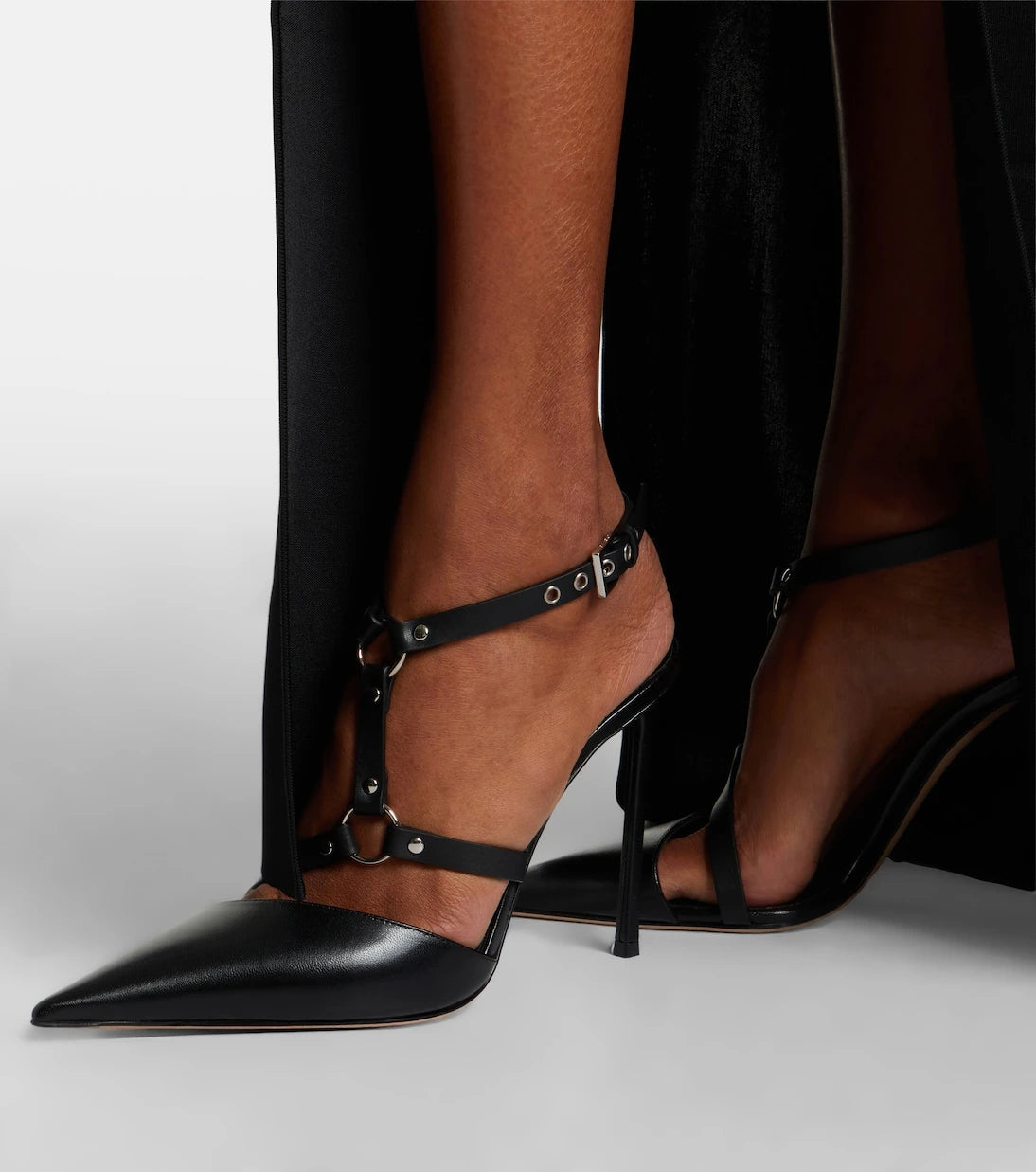 Tom Ford - Harness leather slingback pumps