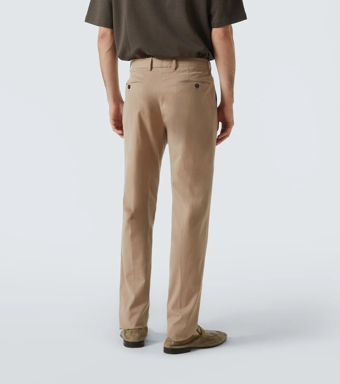 Zegna - Cotton-blend slim pants