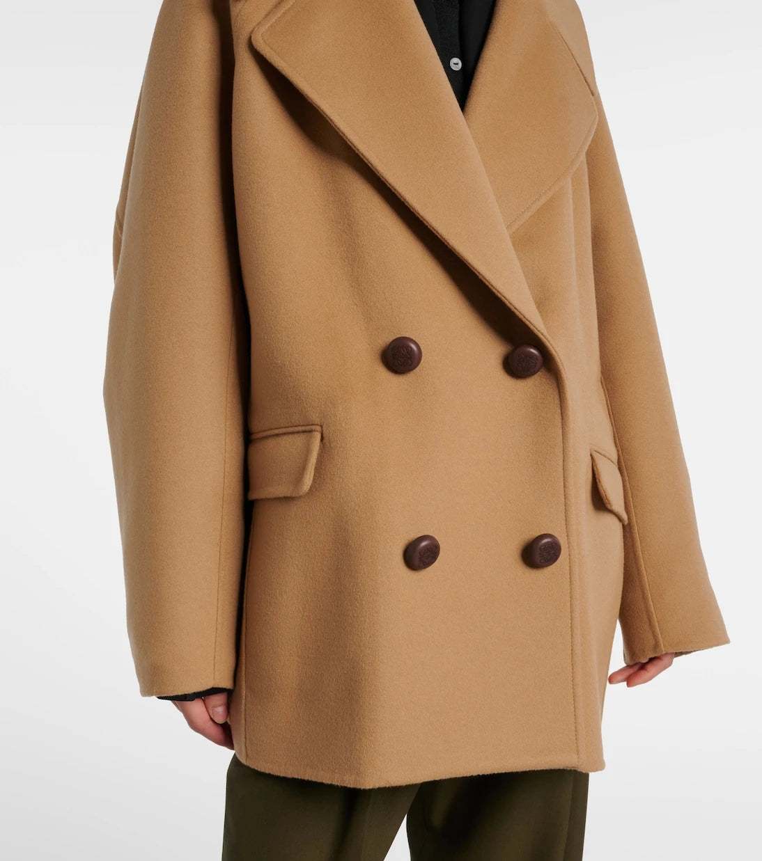Loewe - Oversized wool peacoat