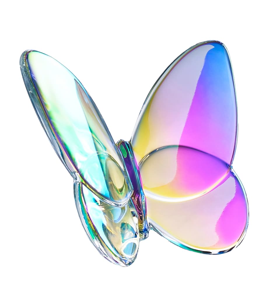 Baccarat Papillon Lucky Butterfly Iridescent Ornament