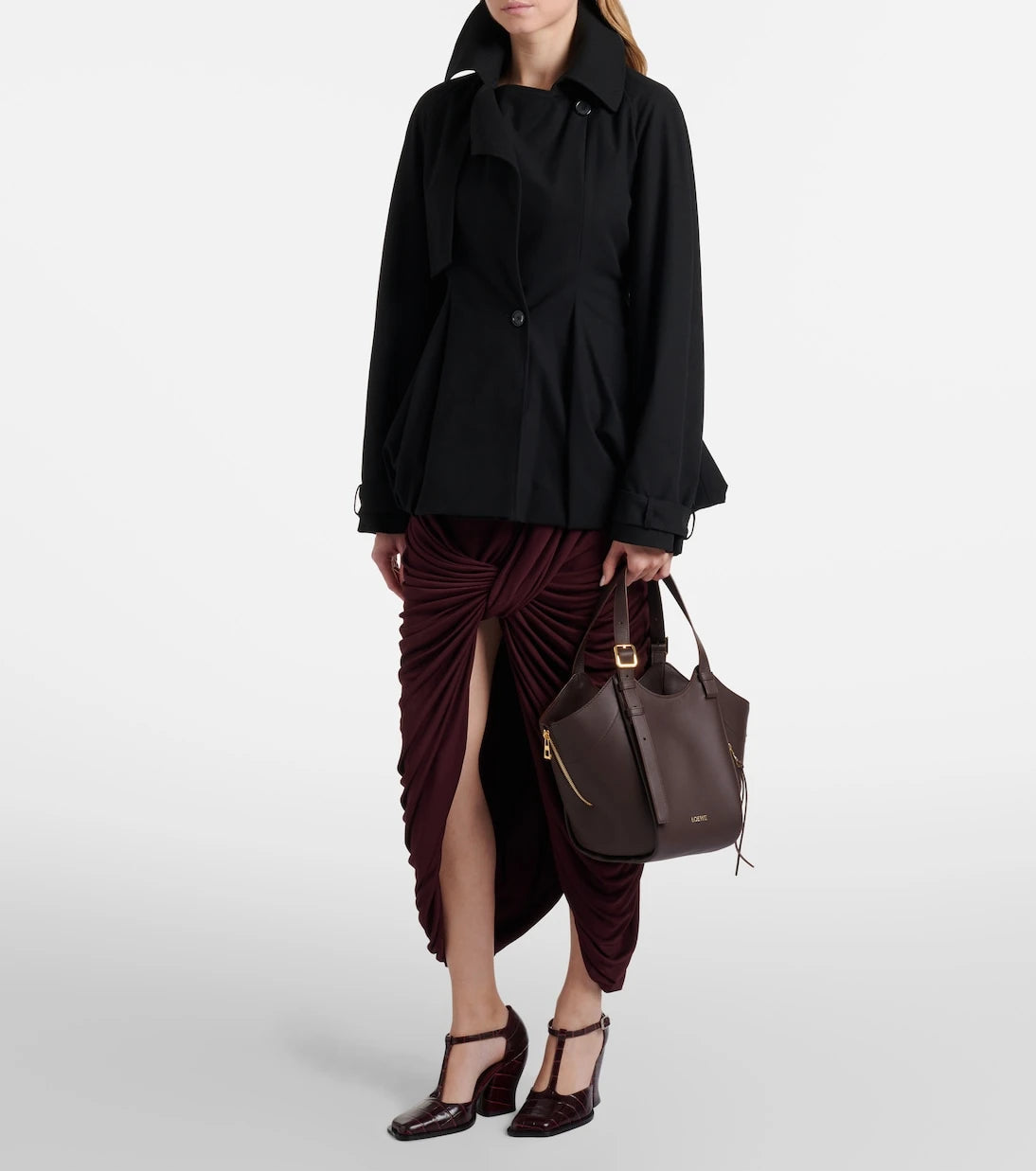 Loewe - Hammock Flip Medium leather tote bag
