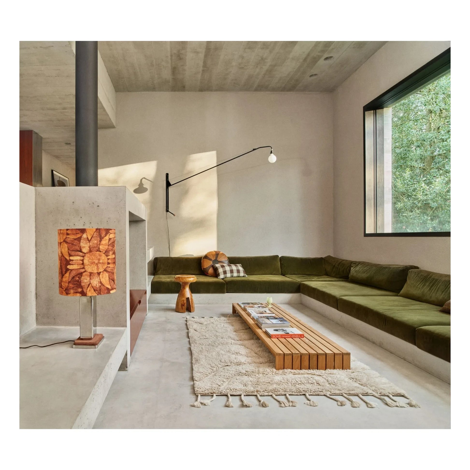 HKliving - Limitless wool carpet | Cream