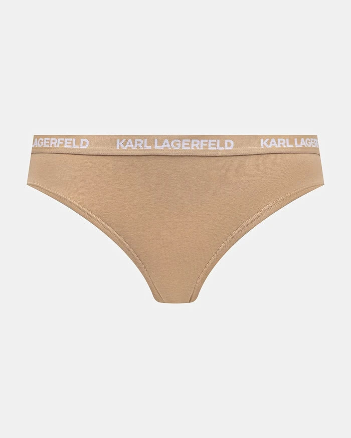 Karl Lagerfeld pamuk ve elastanlı kadın bikini külot 3’lü