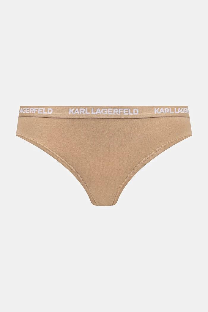 Karl Lagerfeld pamuk ve elastanlı kadın bikini külot 3’lü
