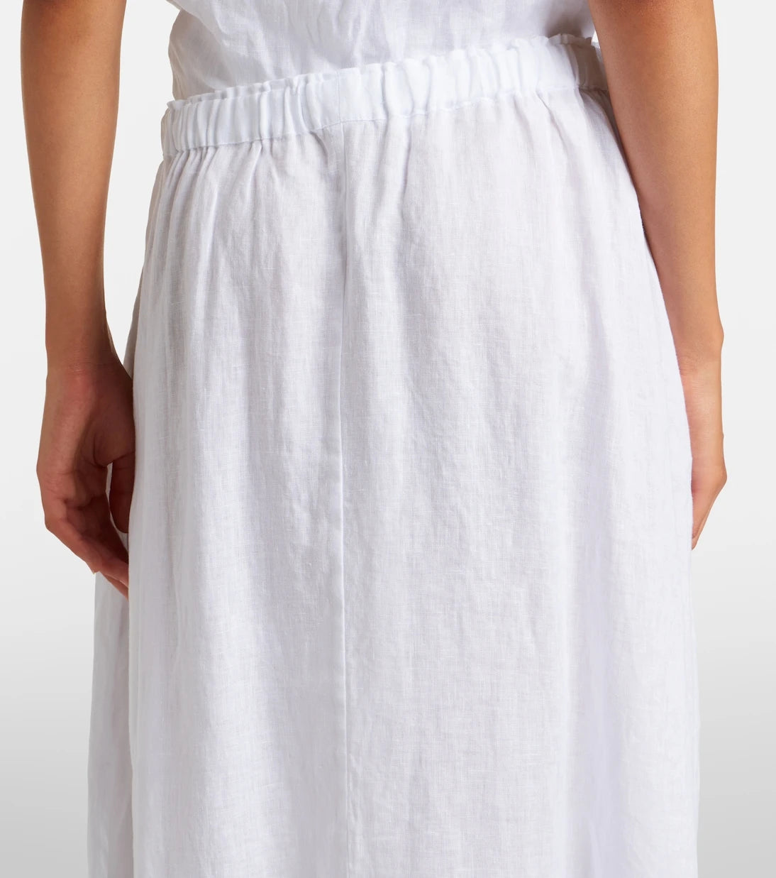 Velvet - Virginia linen midi skirt