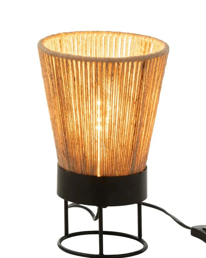 J-Line rattan masa lambası 18 x 28 cm
